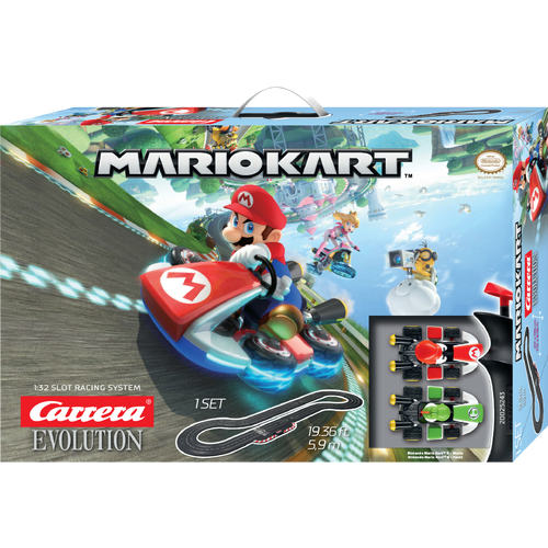 Carrera Evolution Mario Kart 1:32 Scale Slot Car Set 5.2m Track 25243