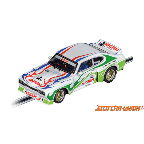 Carrera Digital 132 Ford Capri 3100 RS "R.Wood, No.123" Slot Car 1046