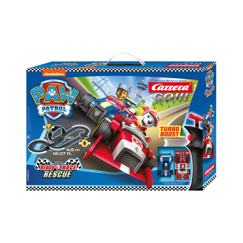 Carrera GO!!! Paw Patrol Ready Race Rescue 1:43 Scale Slot Car Set 62535