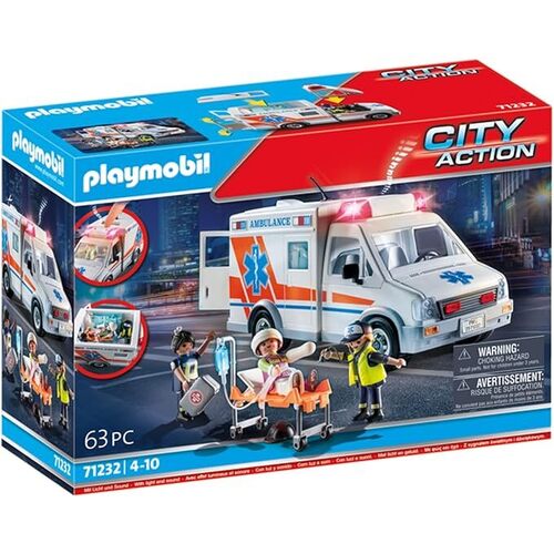 Playmobil City Action US Ambulance 71232