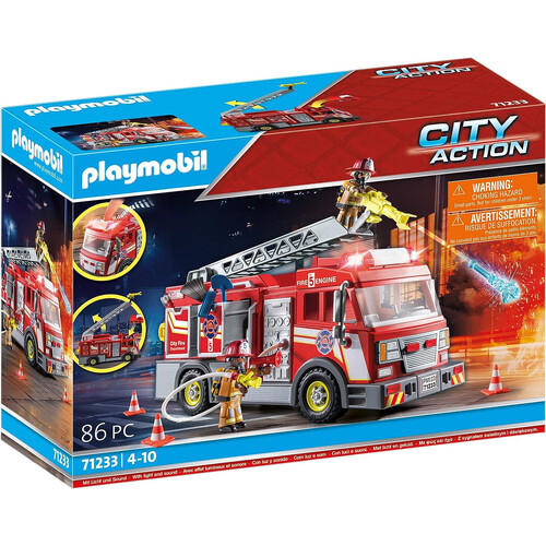 Playmobil City Action US Fire Truck 71233