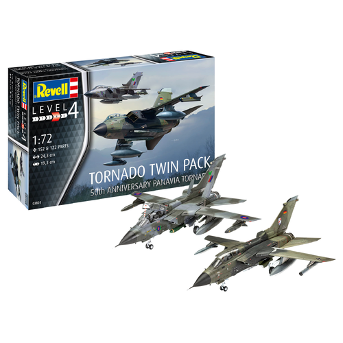 Revell Tornado 50th Anniversary 1:72 Scale Twin Pack Model Kit 03801