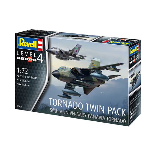 Revell Tornado 1:72 Scale Model Kit Twin Pack 03801