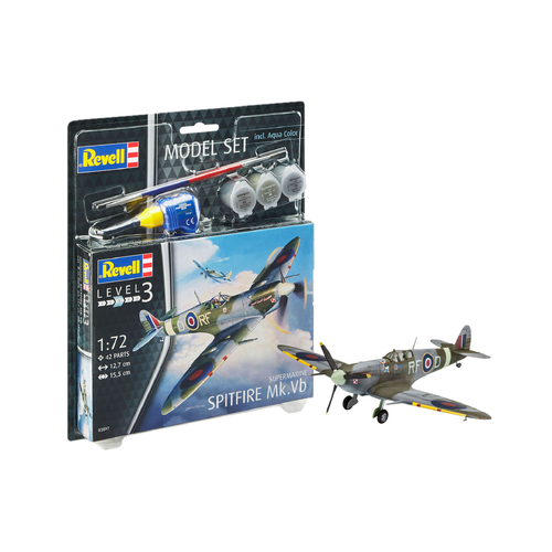 Revell Supermarine Spitfire Mk.Vb 1:72 Scale Model Kit Set 63897