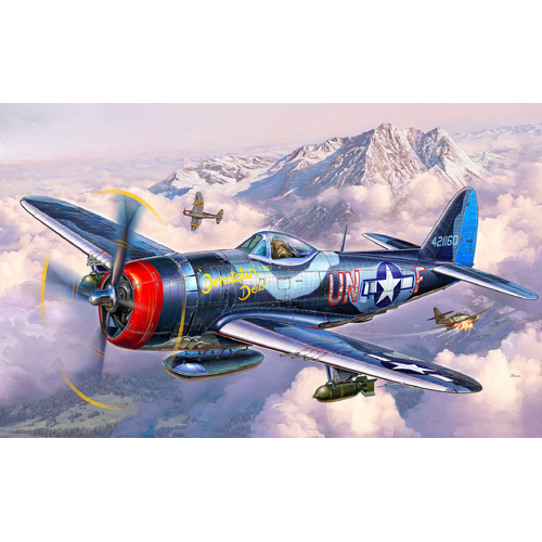 Revell P-47M Thunderbolt 1:72 Scale Model Kit Set 63984