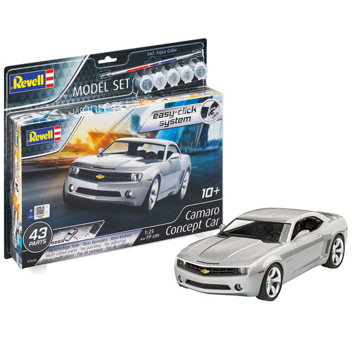 Revell Model Set Camaro Concept Car 1:25 scale Easy Click inc paint 67648 **