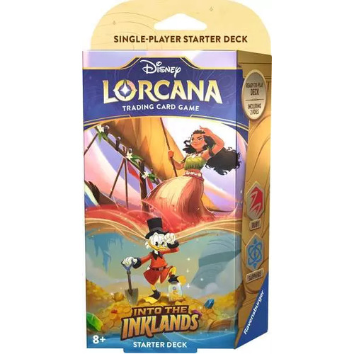 Disney Lorcana TCG: Into The Inklands Ruby & Sapphire Starter Deck