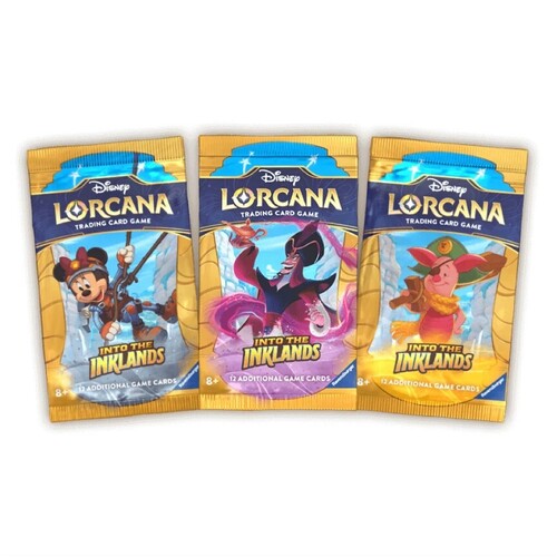 Disney Lorcana TCG: Into The Inklands Booster (1 Pack Only)