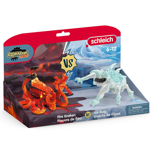 Schleich Eldrador Creatures Fire Kraken Vs Ice Bug SC70826