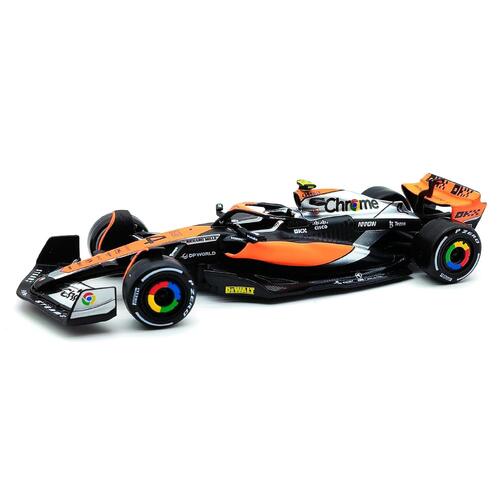 Bburago 2023 F1 McLaren MCL60 #4 LANDO NORRIS Scale 1:43 Diecast 38087N