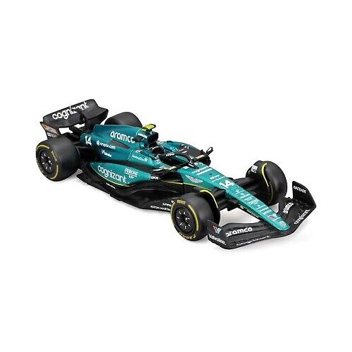 Bburago Aramco F1 Team 1:43 Scale Aston Martin AMR23 #14 Alonso 38090A