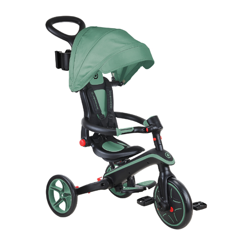 Globber Explorer FOLDABLE 4 in 1 Trike & Balance Bike - Olive 732-104