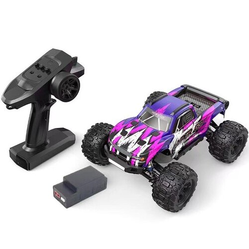 MJX R/C Hyper Go RTR Brushed RC Monster Truck with GPS - Purple/White H16H-2