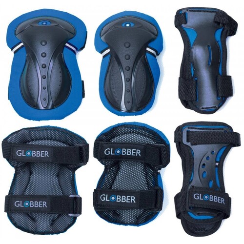 Globber JUNIOR Set of 3 Protective Pad Set - Navy Blue/Size: XS 541-100