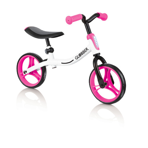 Globber GO Balance Bike - White/Pink