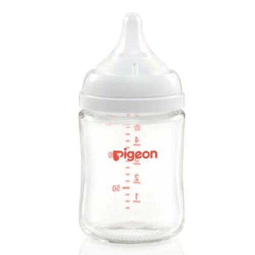 Pigeon SofTouch III Glass Baby Bottle 160ml suit 0+ months PBA436