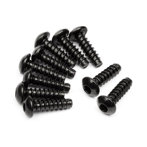 HPI Racing TP. Button Head Screw M3x10mm (Hex Socket/10pcs) [94354]