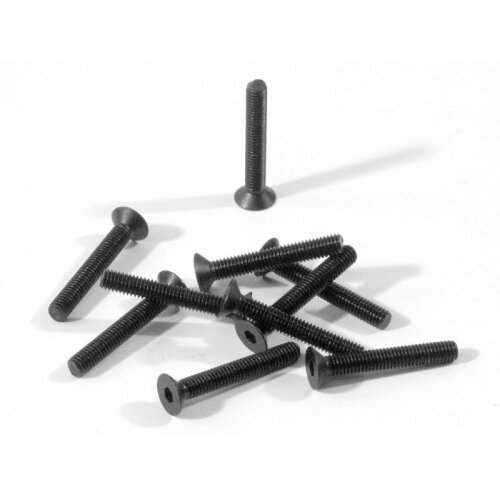 HPI Racing Flat Head Screw M3x20mm (Hex Socket/10pcs) [Z087]