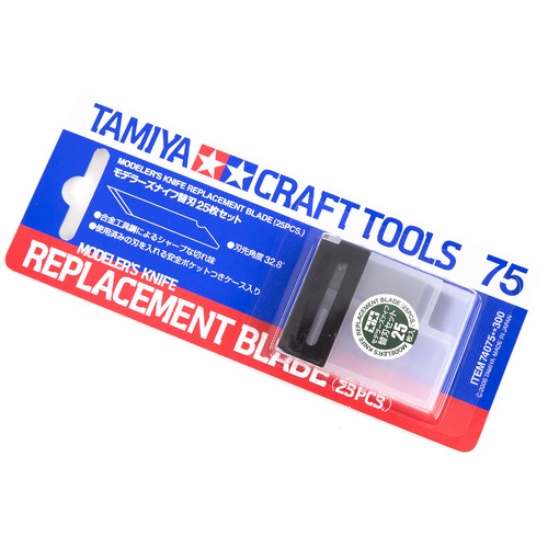 Tamiya Modeller's Knife Replacement Blade 25pcs 74075