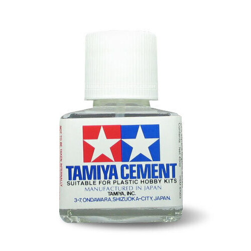 Tamiya Cement with Brush Applicator 40ml 87003