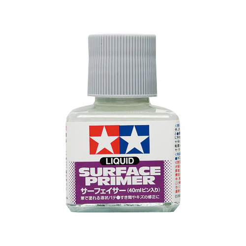 Tamiya Liquid Surface Primer Light Grey 87075 (40ml)