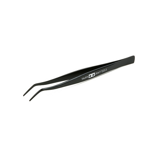 Tamiya Craft Tools Angled Tweezers 74003