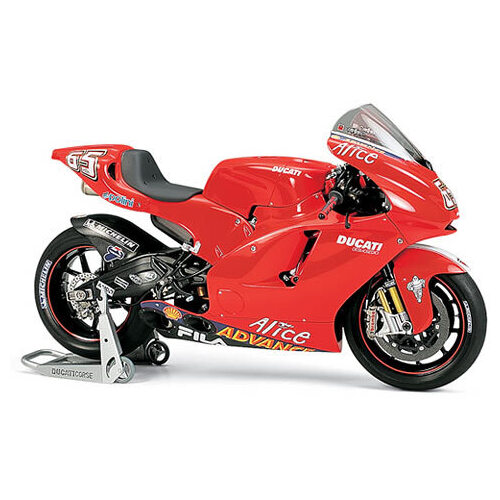 Tamiya Ducati Desmosedici Motorcycle 1:12 Scale Plastic Model Kit 14101