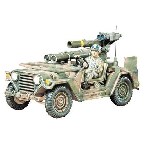 Tamiya Plastic Model Kit M151A2 Army Jeep  with TOW missile 1:35 scale 35125