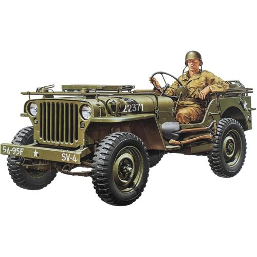 Tamiya Jeep Willys MB 1/4-Ton 4x4 Truck 1:35 Scale Model Kit 35219