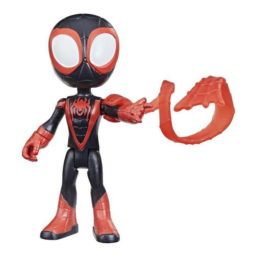 Hasbro Marvel Spidey and His Amazing Friends MILES MORALES Hero Figure 4" Scale Action Figure & Accessory F1462