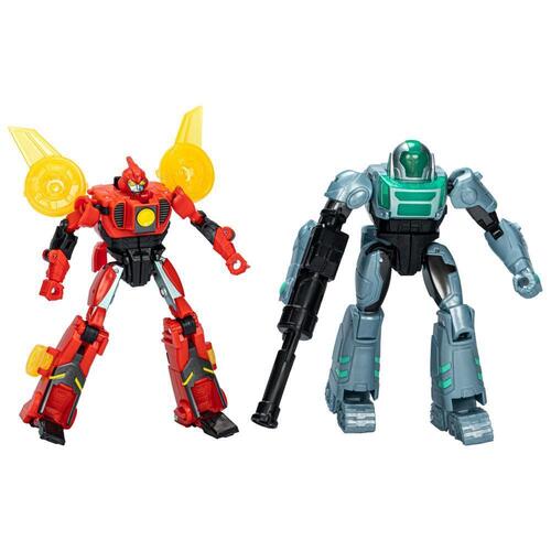 Transformers Toys EarthSpark Cyber-Combiner Terran Twitch and Robby Malto Action Figures F8438