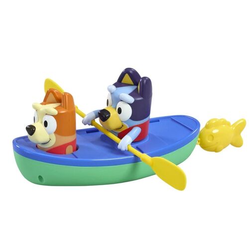 TOMY Toomies Bluey Pull & Go Canoe Bath Toy E73670