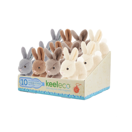 Keel Toys 14cm Bunny Pets Plush Toys Assorted; One Supplied 