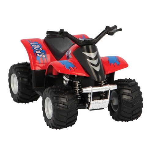 Diecast Quad Bike 1:18 Scale Assorted Colours One Supplied DC58