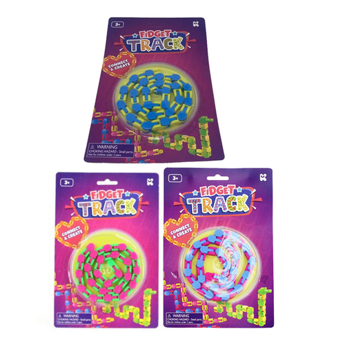 Fidget Track Assorted Colours One Supplied ML403