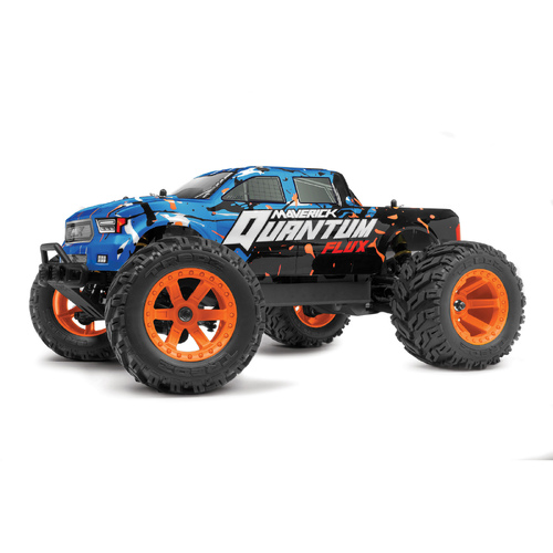 Maverick Quantum MT Flux 1:10 4WD 80A Brushless Electric R/C Monster Truck - BLUE (Batteries/Charger NOT included) 150202