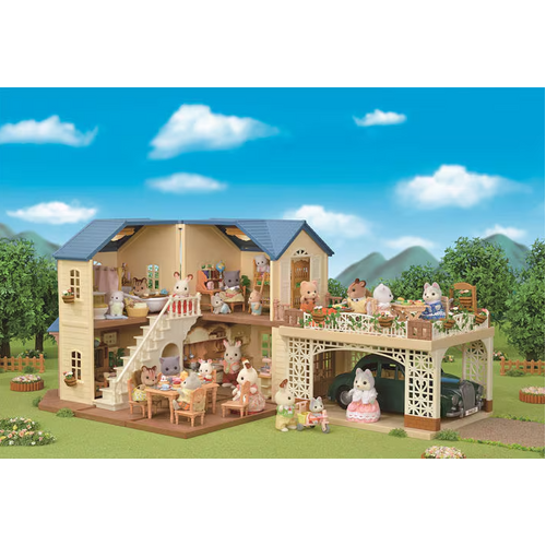 Sylvanian Families Large House with Carport Gift Set SF5669