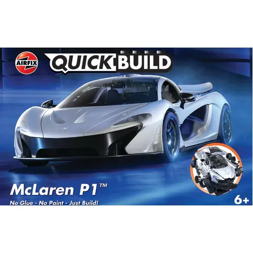 Airfix Quickbuild McLaren P1 - White Model Kit J6028