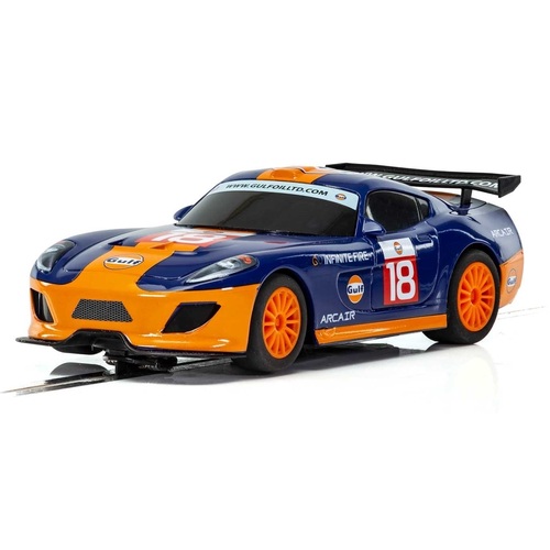 Scalextric Slot Car Team GT Gulf #18 1/32 scale C4091