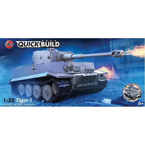 Airfix Quickbuild Tiger 1 1:35 Scale Model Kit J6041