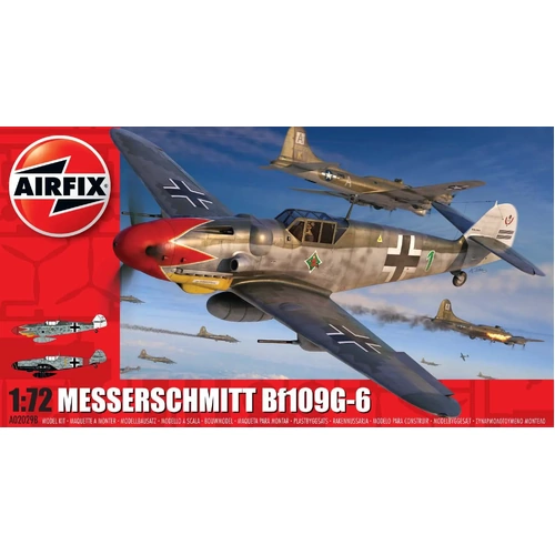 Airfix Messerschmitt Bf109G-6 1:72 Scale Model Kit A02029B