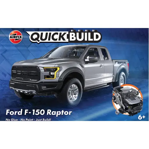 Airfix Quickbuild Ford F-150 Raptor - Grey Model Kit J6053