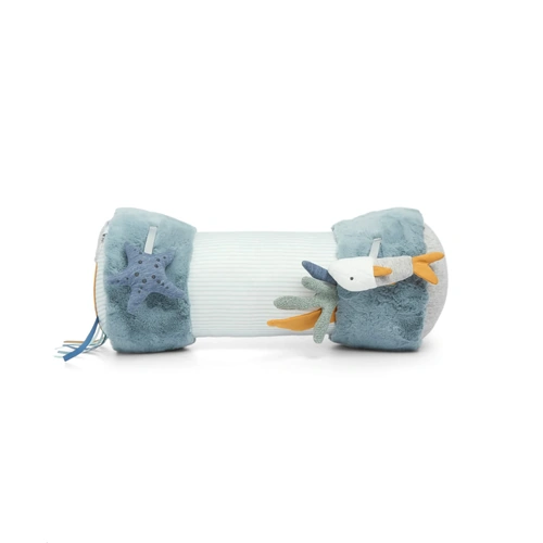 Mamas & Papas Welcome to the World Tummy Time Roll - Blue