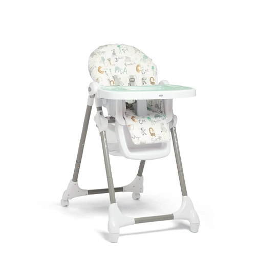 Mamas & Papas Snax Adjustable High Chair Animal Alphabet + Bonus Splash Mat