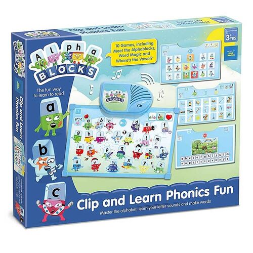 Alpha Blocks Clip and Learn Phonics Fun AN25