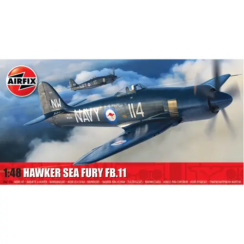 Airfix Hawker Sea Fury FB.11 1:48 Scale Model Kit A6105A