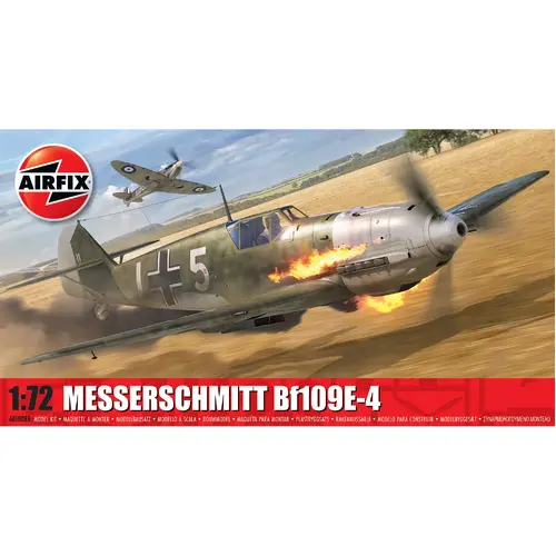 Airfix Messerschmitt Bf109E-4 1:72 Scale Model Kit A01008B