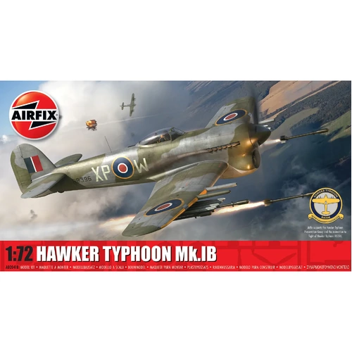 Airfix Hawker Typhoon Mk.IB 1:72 Scale Model Kit A02041B