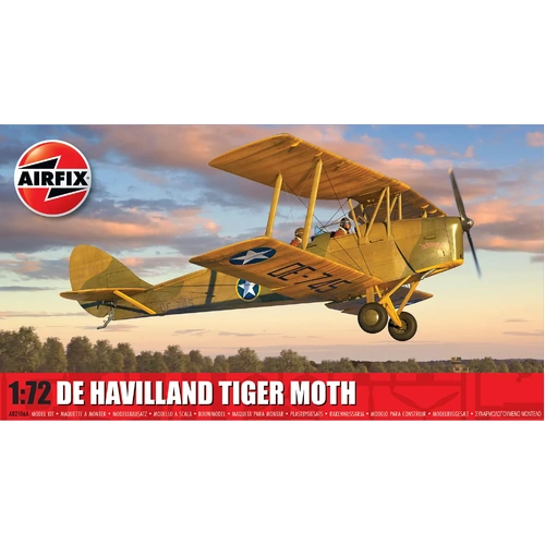 Airfix De Havilland Tiger Moth 1:72 Scale Model Kit A02106A