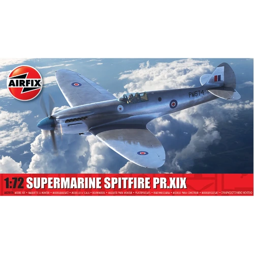 Airfix Supermarine Spitfire PR.XIX 1:72 Scale Model Kit A2017B